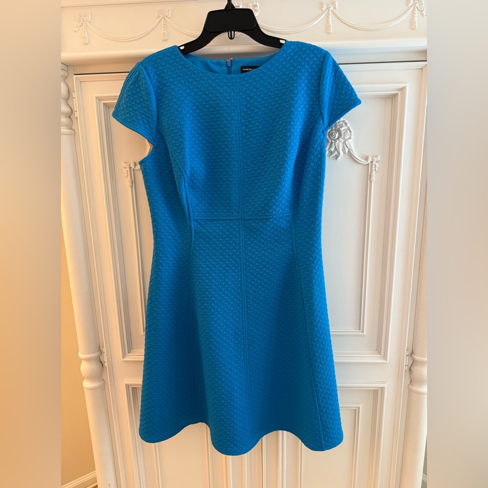 Elegant Blue Women's Dress